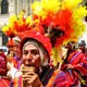 Mini Cover. Siku musician playing Andean panpipe in Puno, Pe