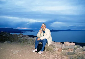 Manco Capac during the Puno Anniversary, Lake Titicaca