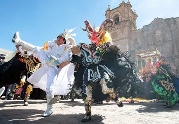 Manco Capac during the Puno Anniversary, Lake Titicaca