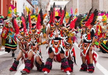 Manco Capac during the Puno Anniversary, Lake Titicaca