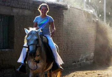 Horseback riding in the Supe Valley