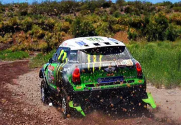 In pursuit of off-roading glory during last year's Dakar Ral