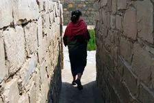 Cover Photo. Woman exploring Pachacamac in Lima Peru