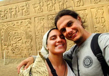 Chan Chan ruins on the Moche Route near Trujillo, Peru