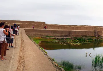 Chan Chan ruins on the Moche Route near Trujillo, Peru