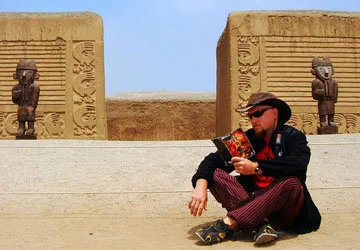 Chan Chan ruins on the Moche Route near Trujillo, Peru