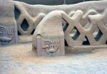 Chan Chan ruins on the Moche Route near Trujillo, Peru