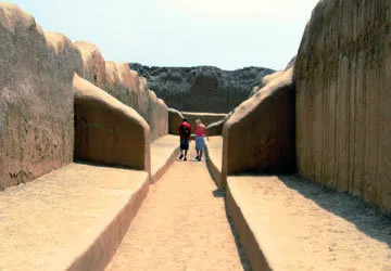 Chan Chan ruins on the Moche Route near Trujillo, Peru
