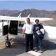 Preparandose para el sobrevuelo de las lineas de Nazca
