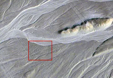 Fotografia de parte del Laberinto de Nazca