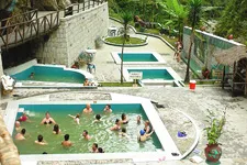 Aguas Calientes pools