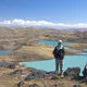 Vista de lagunas en el trayecto a Ausangate, Cusco