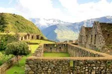 Construcciones incaicas en Choquequirao