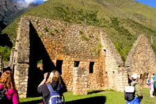 ruinas de Chachabamba, Camino inca
