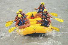 Canotaje en el río lunahuana
