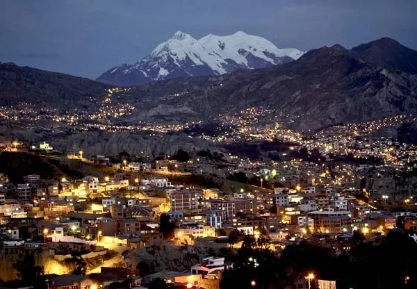Fachada de la iglesia de San Francisco , La Paz