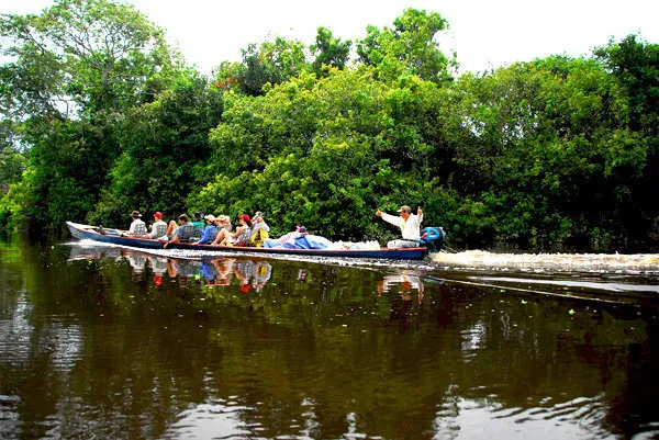 Paseo en bote por los ríos de la selva boliviana