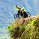 Biking death road, the world's most dangerous, in Bolivia