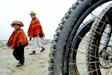 Traditionally dressed locales in the small town of Chinchero