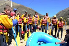 Embarking on a rafting adventure along the Chuquicahuana Riv