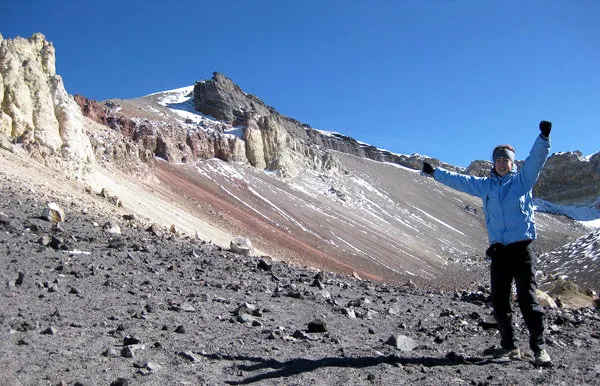 Climbing El Misti Volcano