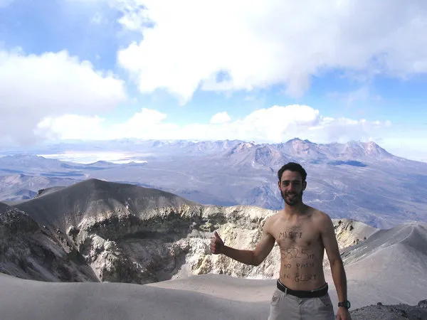 Climbing El Misti Volcano