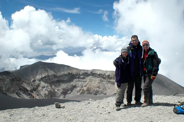 Climbing El Misti Volcano