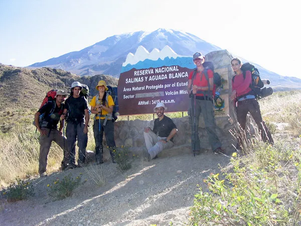 Climbing El Misti Volcano