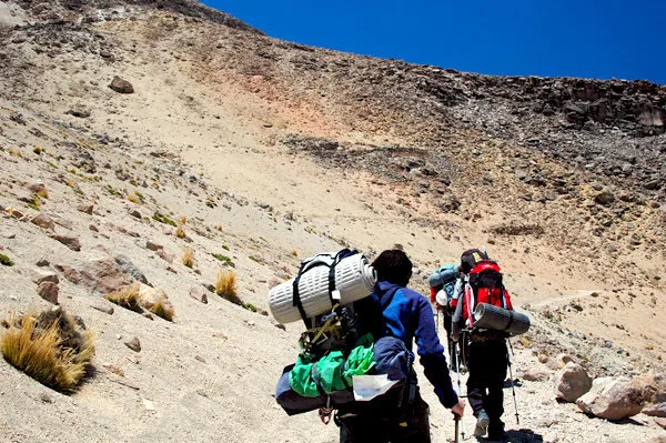 Climbing Chachani