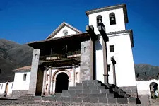 Exterior of Andahuaylillas Chapel in the southern Sacred Val
