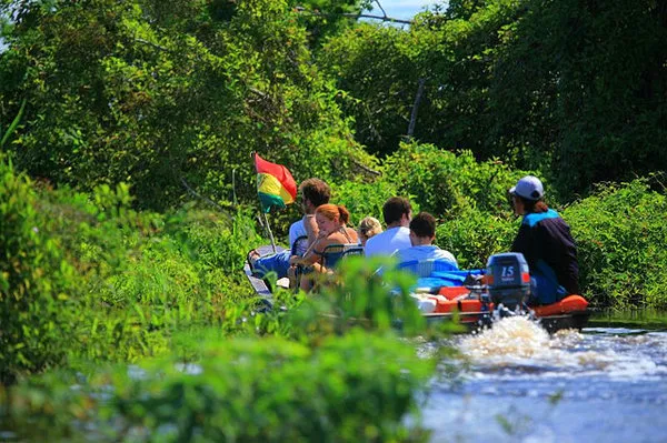 Sailing the Beni River to the Marshlands from Rurrenabaque, 