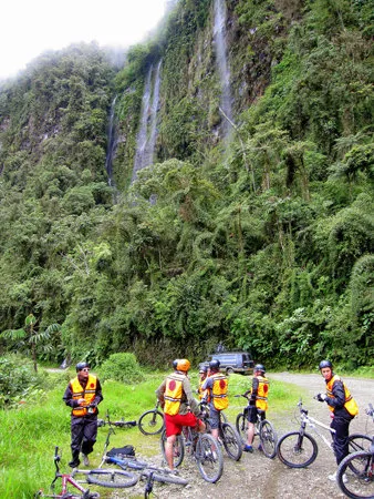 Death Road from La Paz to Coroico