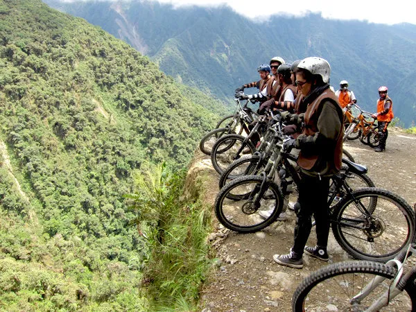 Death Road from La Paz to Coroico