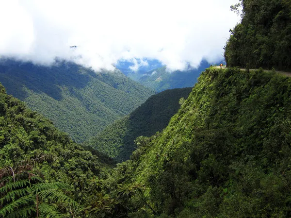 Death Road from La Paz to Coroico