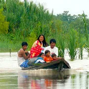 Cover Photo. Locals navigating the Amazon River near Iquitos