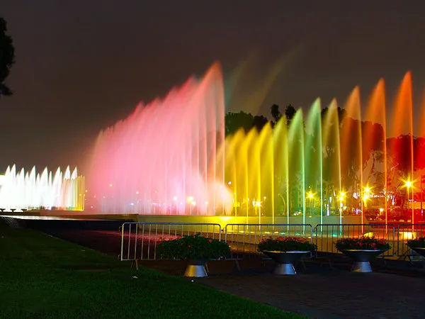 Lima Illuminated and Fountains