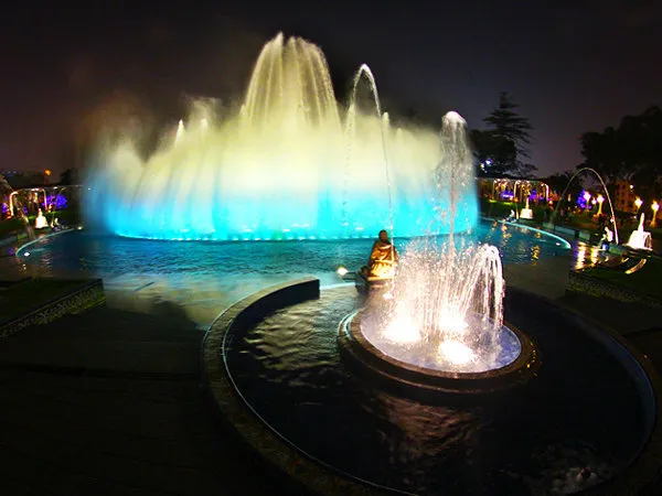 Lima Illuminated and Fountains