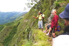 Trek to the Inca ruins of Machu Picchu in Peru.