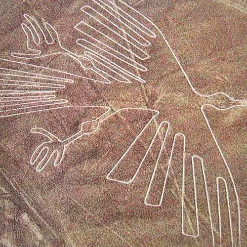 Cover Photo. View during flight over Nazca Lines in Peru.