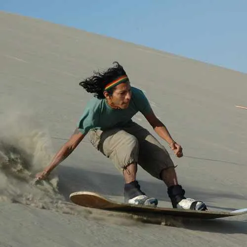 Cover Photo. Sandboarding near Huacachina Oasis, Nazca, Peru