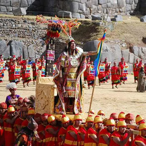 Cover Photo. Carrying the Inca during Inti Raymi in Cusco, P